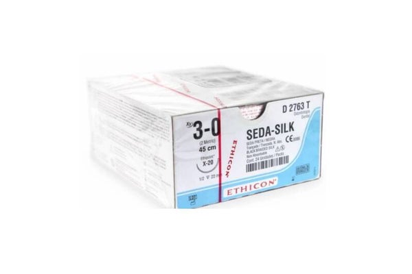 SUTURA DE SEDA ETHICON PIEZA