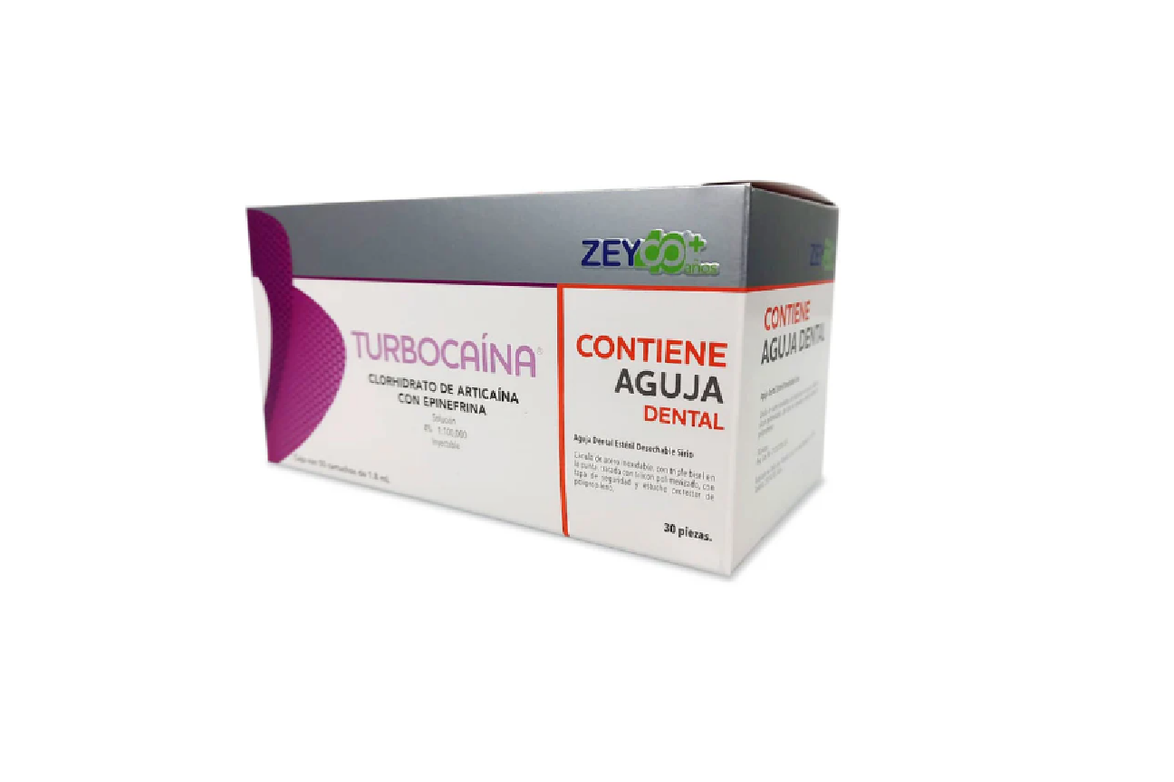 TURBOCAINA ARTICAINA 50 CARTUCHOS VIDRIO