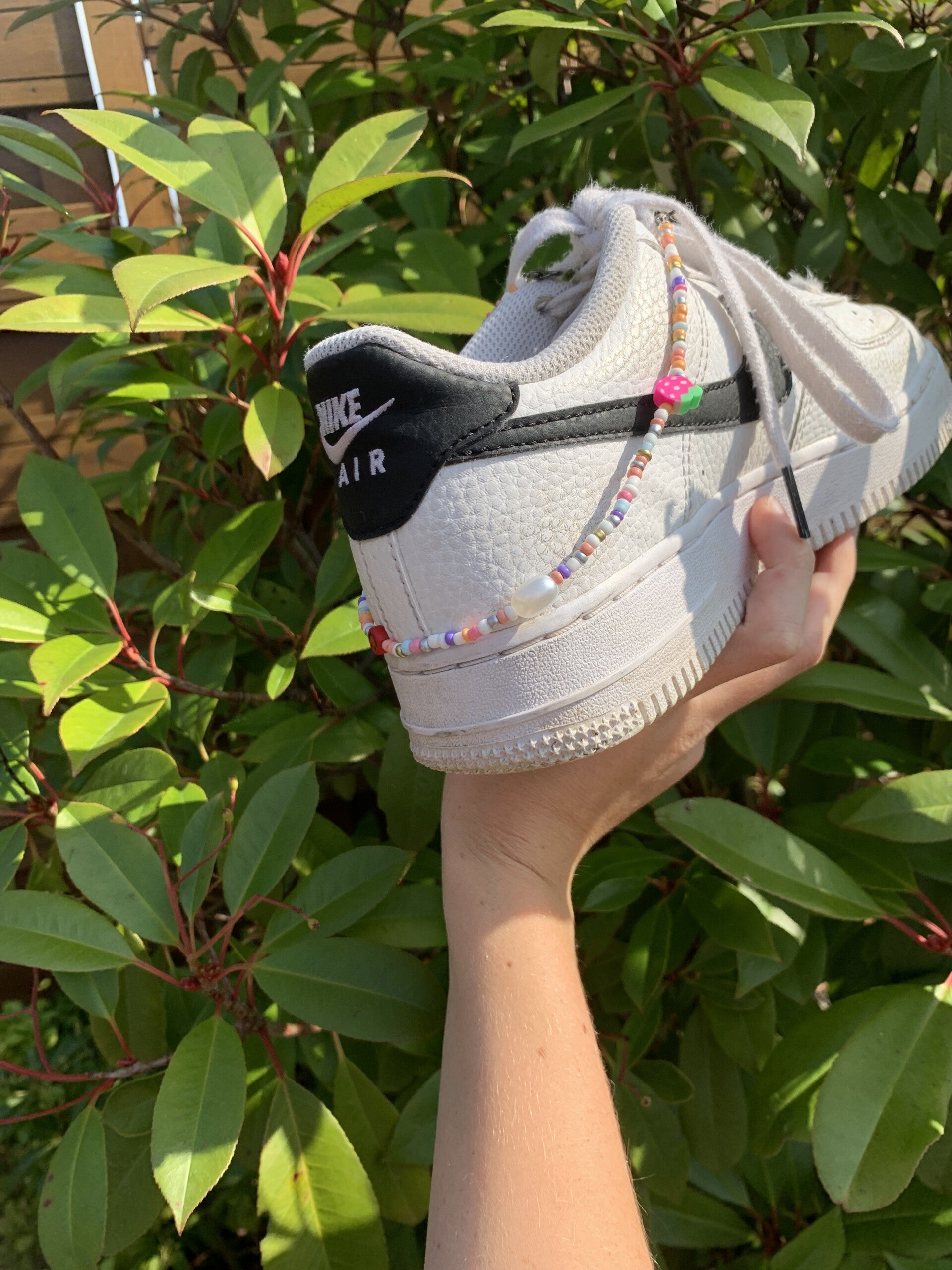 Confetti sneaker charm
