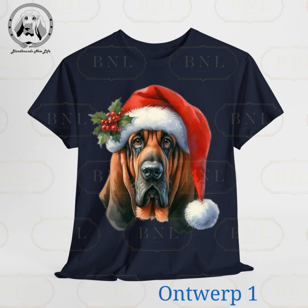 Uniek Kerstshirt Hond – Bloodhound Speciaal Ontwerp