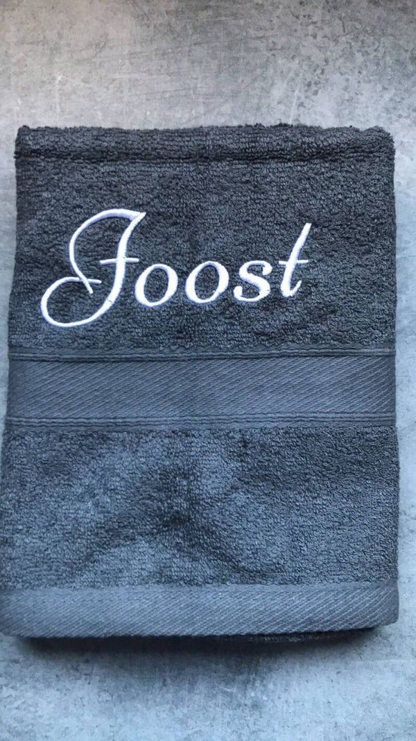 Handdoek met naam