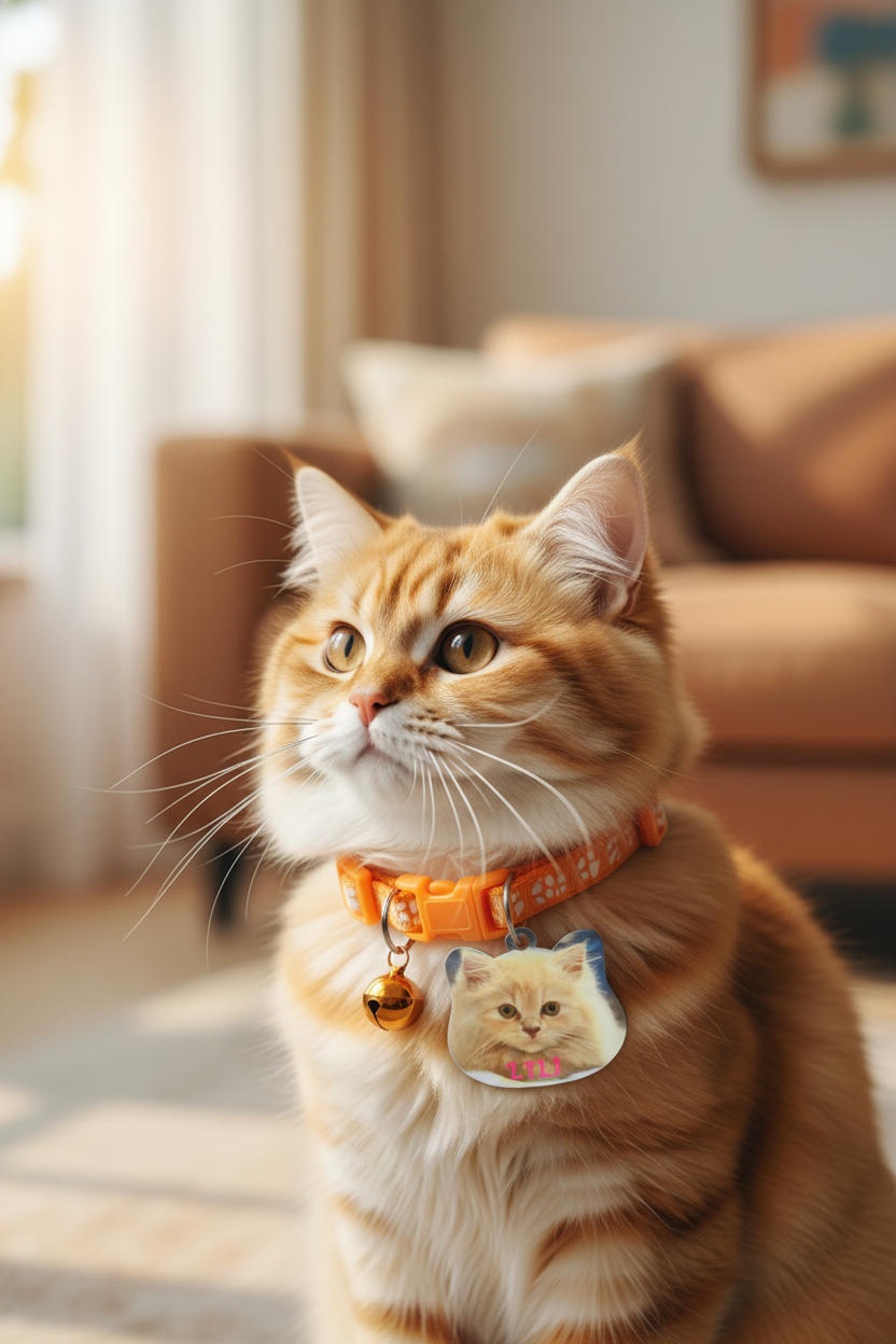 Collier d’identification personnalisé – Chien ou chat