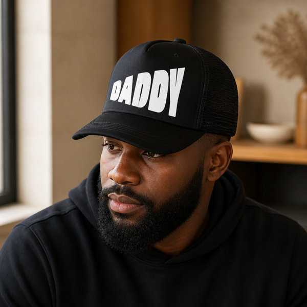 Casquette personnalisée DADDY / DAD / PAPA – Prénoms des enfants – Vinyle PU 3D – Cadeau pour papa
