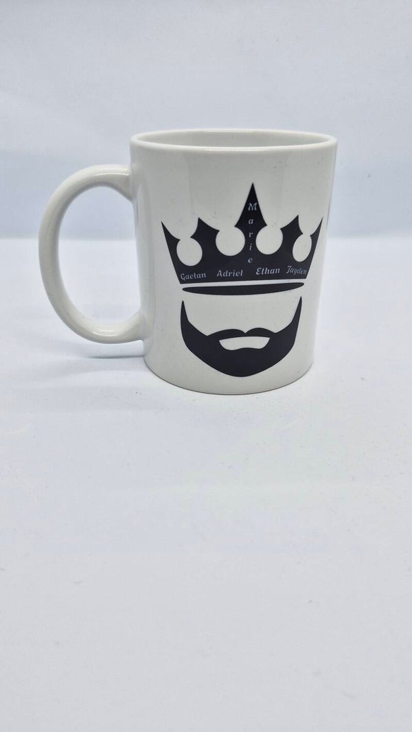 ☕Tasse à Thé Personnalisée – Un Instant de Douceur pour la Fête des Pères.  Gravée avec affection, cette tasse célèbre la tendresse, la force et les petits moments précieux partagés avec papa.