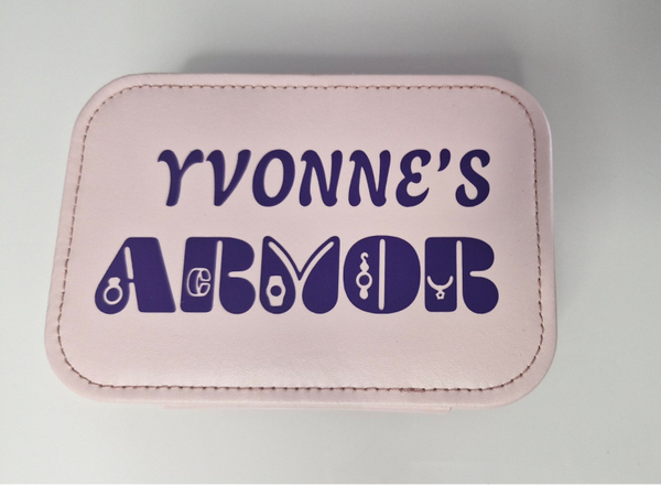 Coffret à Bijoux Personnalisé – Gravure de Nom & Message Unique, Cadeau Inoubliable