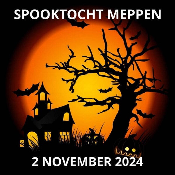 -UITVERKOCHT- Spooktocht Meppen 2 november 2024