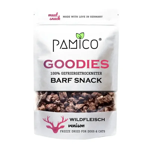 Pamico - gevriesdroogd wild vlees (ree en hert)