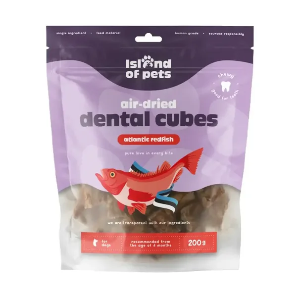 Islands of Pets - roodbaars blokjes 200 gr