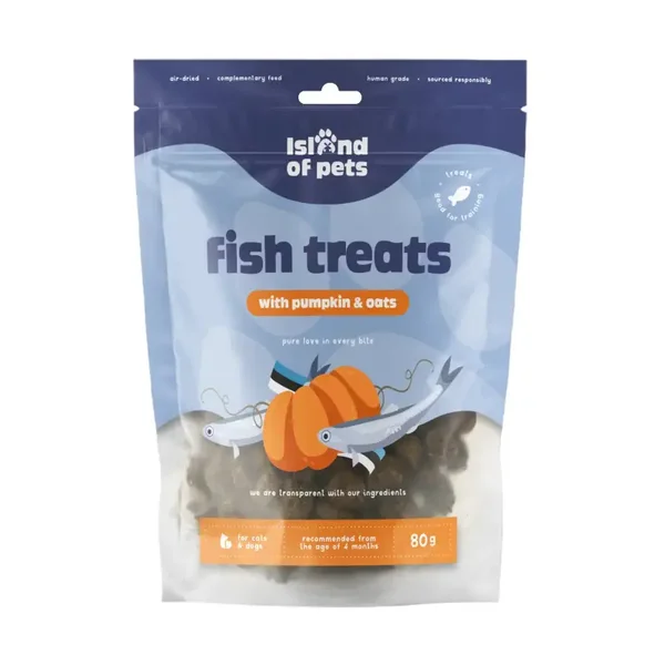 Islands of Pets - vis met pompoen en havermout
