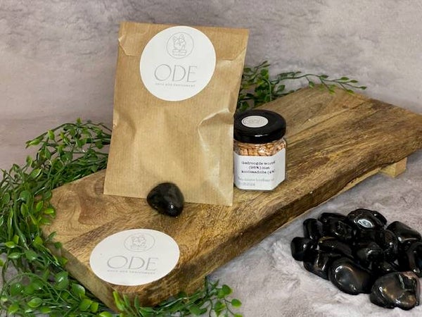 Gedroogde wortel met koolzaadolie