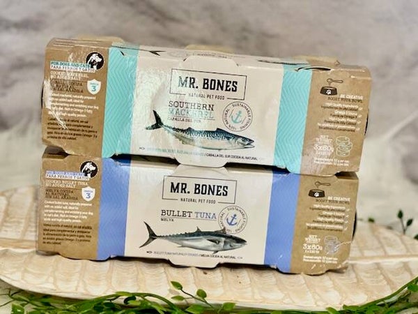 MR. Bones blikjes vis