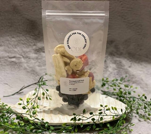 Happy Paw Fruit - mix zak gevriesdroogd fruit