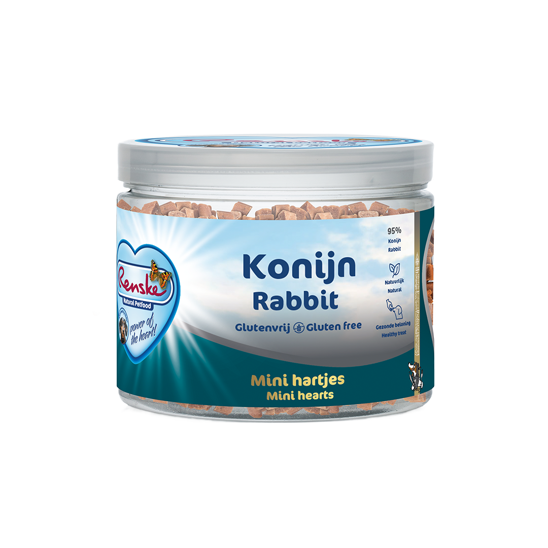 Renske mini hartjes - Konijn