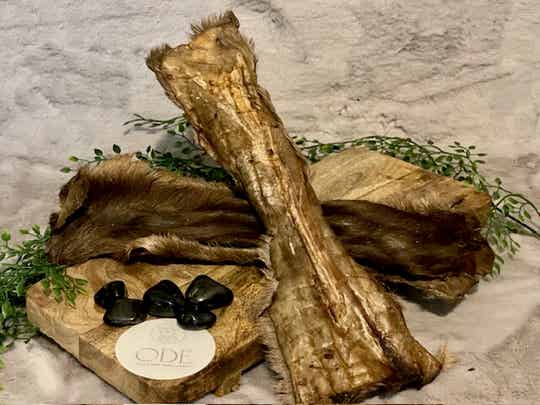 hertenkophuid met vacht