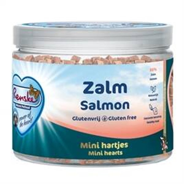Renske mini hartjes - zalm
