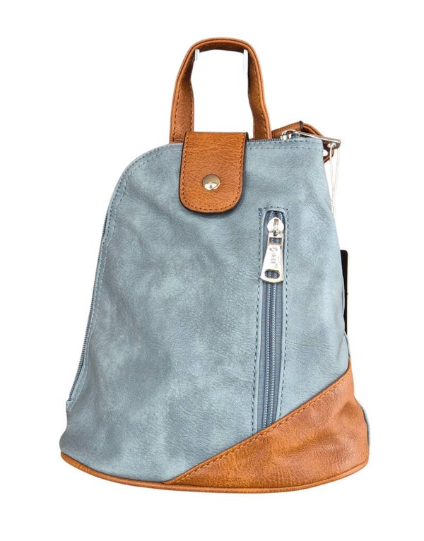 L & H Compact Rugtasjes / Schoudertasje Blauw