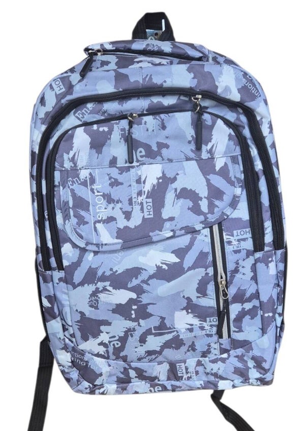 Rugzak Elvin Sport Camouflage Wit / blauw