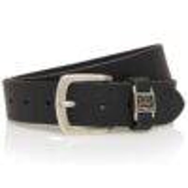 Heren Timbelt 460 Leren Riem 4 cm Zwart  85 cm