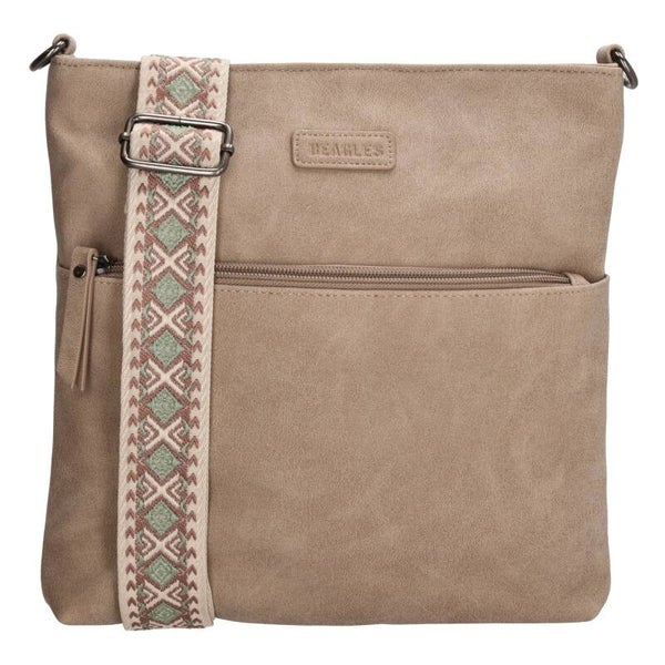 Beagles Malaga Schoudertas -  Licht Taupe
