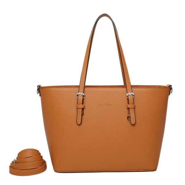 Delaure Elegante Schoudertas  - Handtas Gold