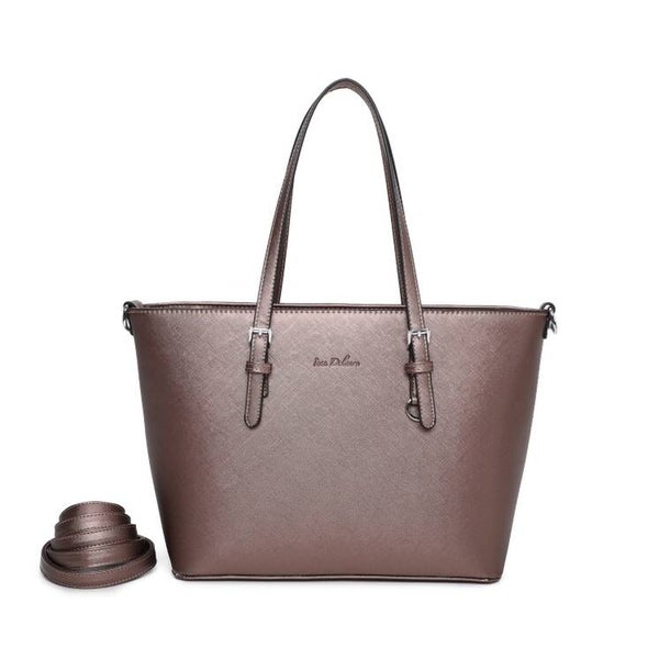 Delaure Elegante Schoudertas - Handtas Cuivre-Koper