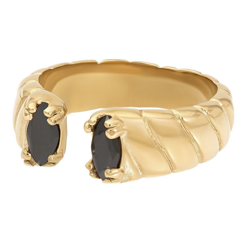 iXXXi Fame ring Adore Black Goud
