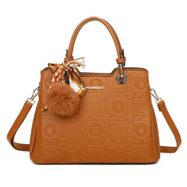 Gallantry Elegant Rome Handtas / Schoudertas Bruin