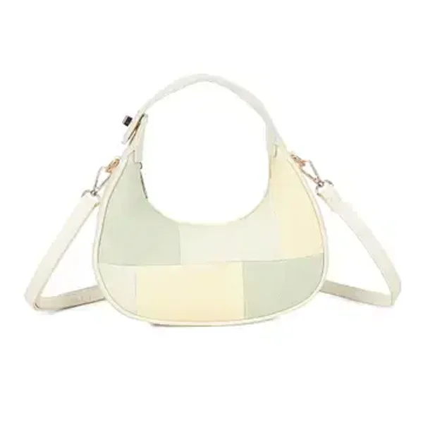 Gallantry De Denim Chic - Handtas / Schoudertas Beige - Groen