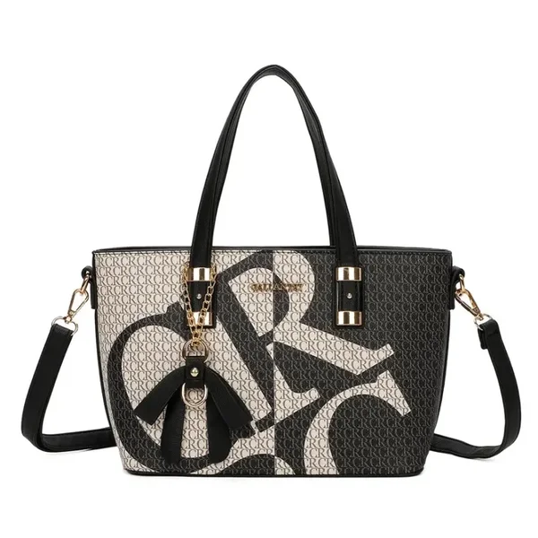 Gallantry Paris Chique Handtas / Schoudertas  Zwart