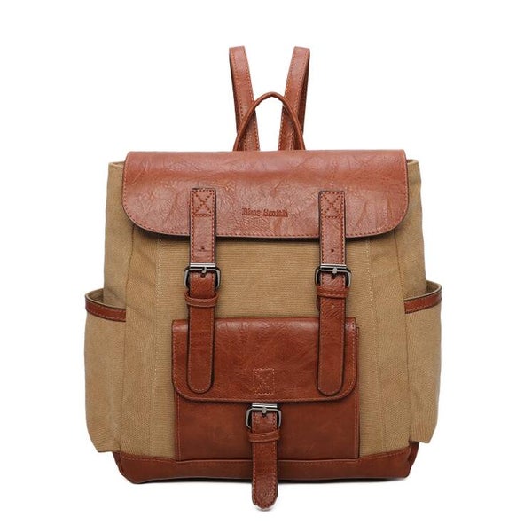 Delaure Rugtas Royal Blue Smith Camel