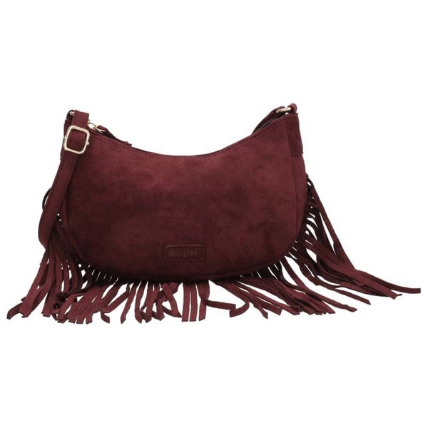 Beagles Chino Crossbodytas Franjes Bordeauxrood