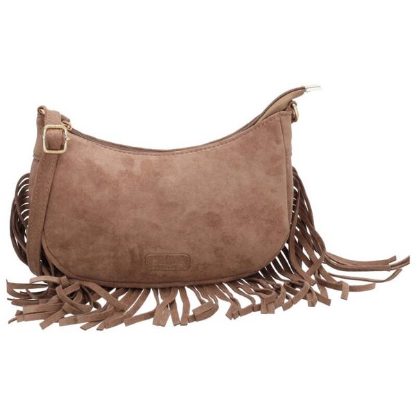 Beagles Chino Crossbodytas Franjes Taupe
