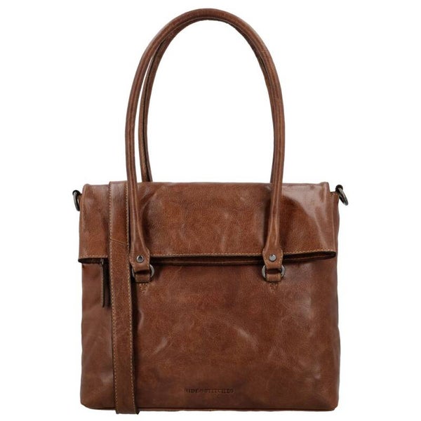 Hide & Stitches Leren Westland Dames Laptoptas 13,3 inch Cognac