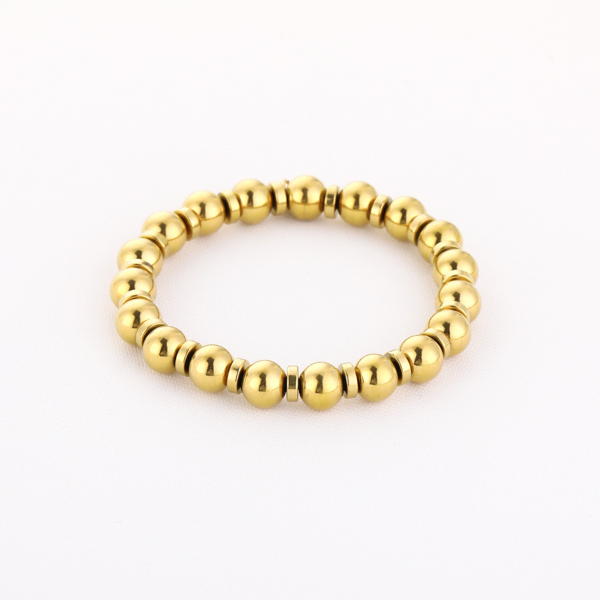 Golden beads armband