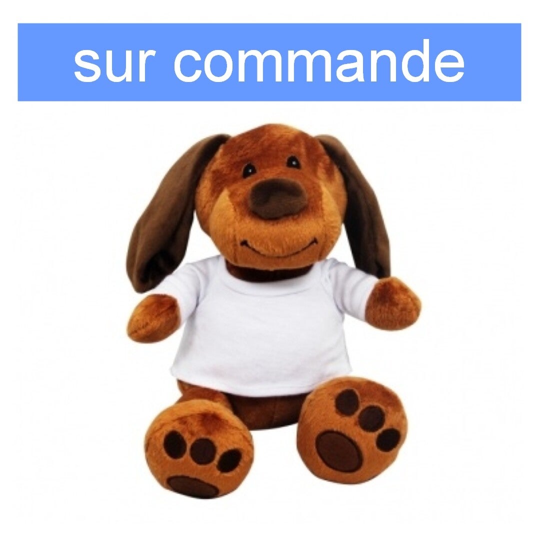 Peluche chien 18 cm