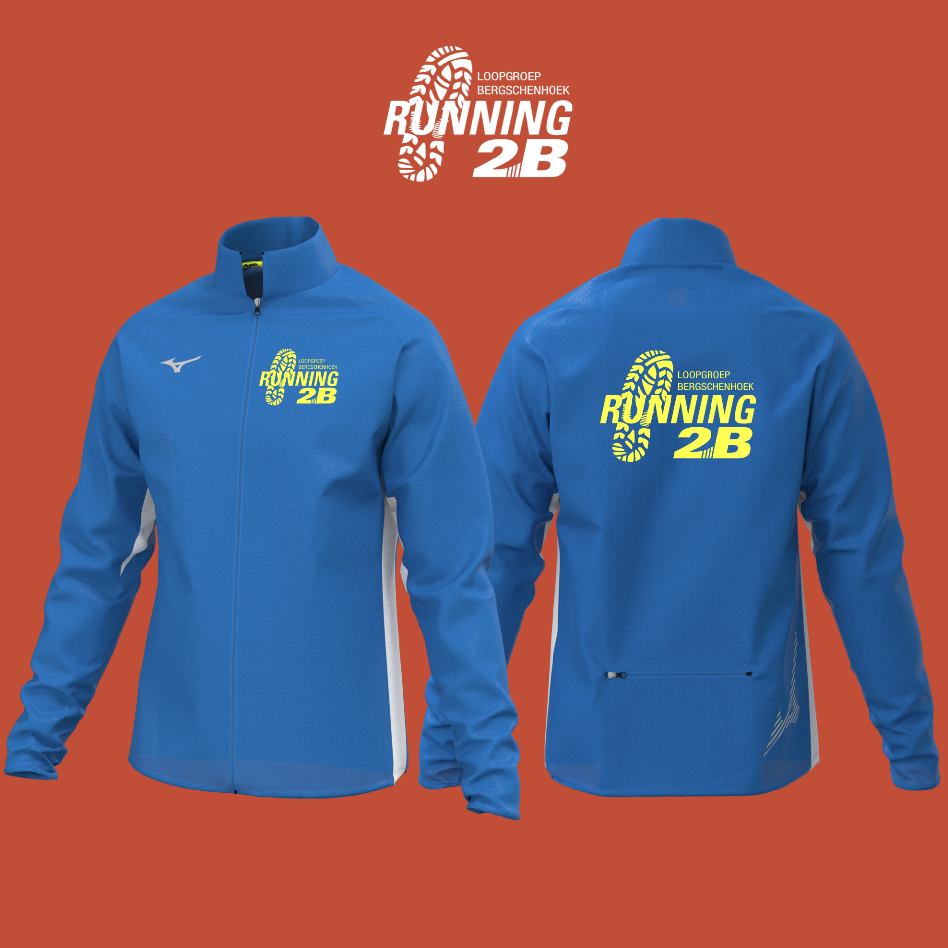 Unisex Mizuno Running2B Jacket