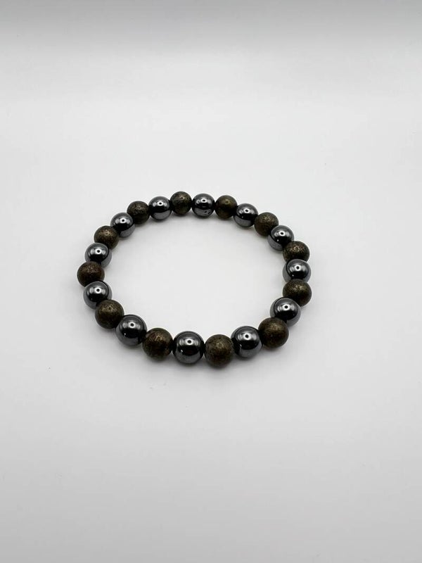 Armband Pyriet & Hematiet