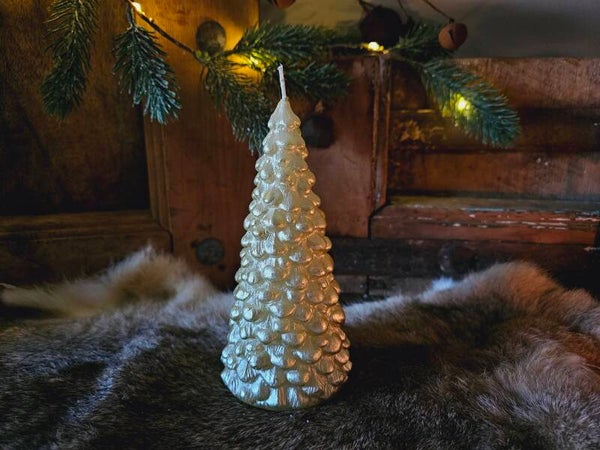 Kaars Kerstboom Goud