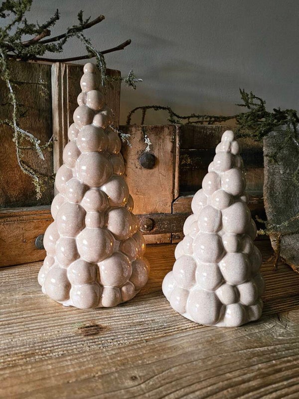Ornament kerstboom Beige