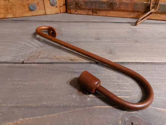 Hanger dinerkaars bruin - groot