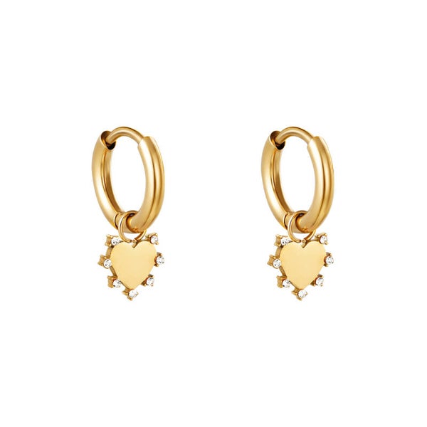 Oorbellen "Heart You "