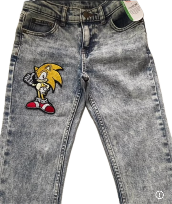 Gold Sonic Hedgehog Patch