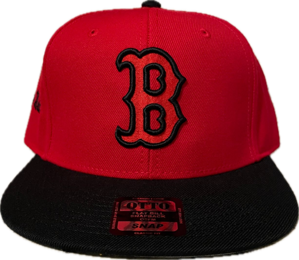 Red and Black Boston Cap