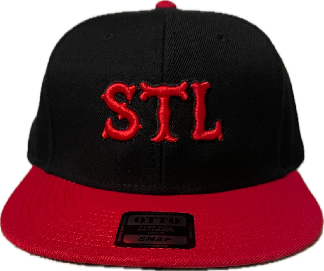 Black and Red STL Cap