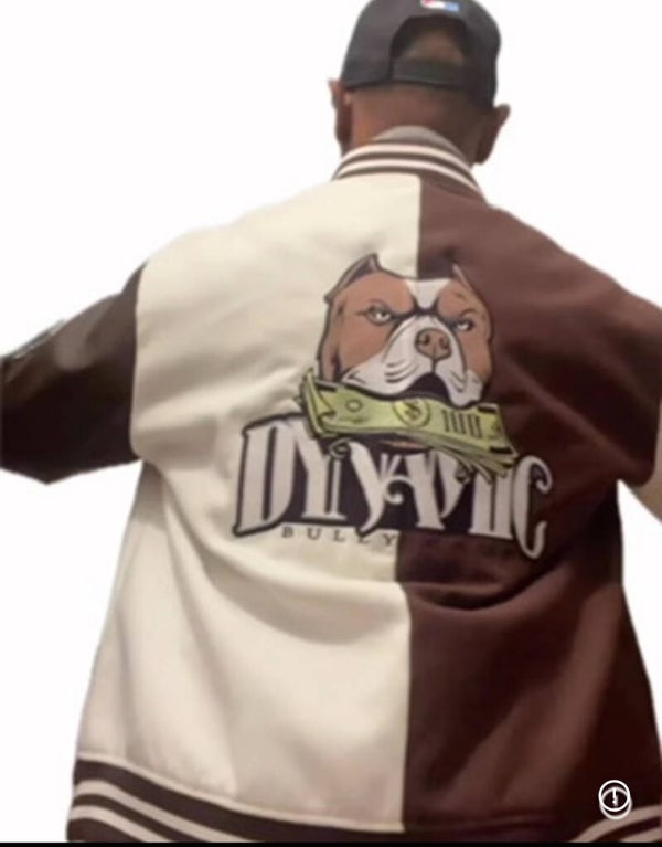 Bully Bull Dog On Varsity Jacket