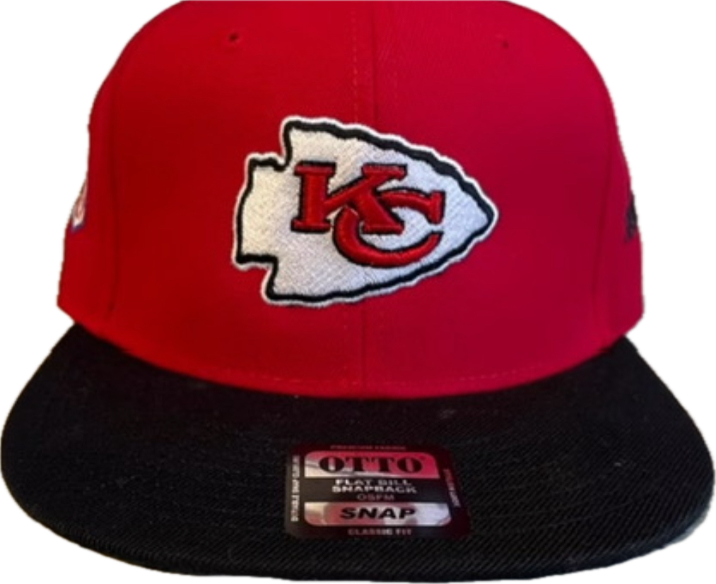 Black and Red Kansas City Cap