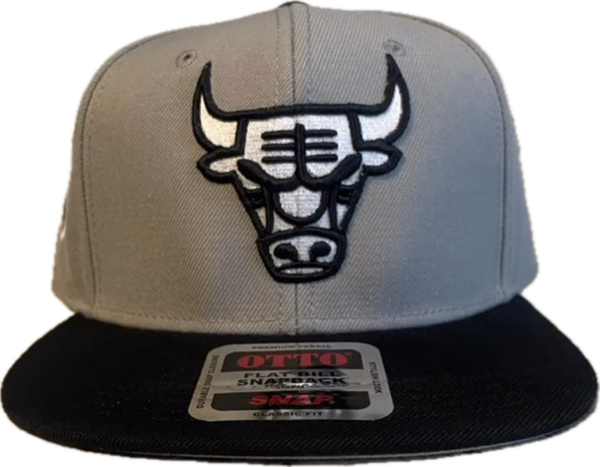 Chicago Bulls Grey and Black Cap