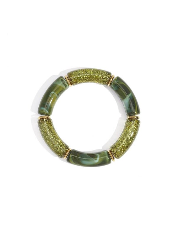 Armband elastiek groen