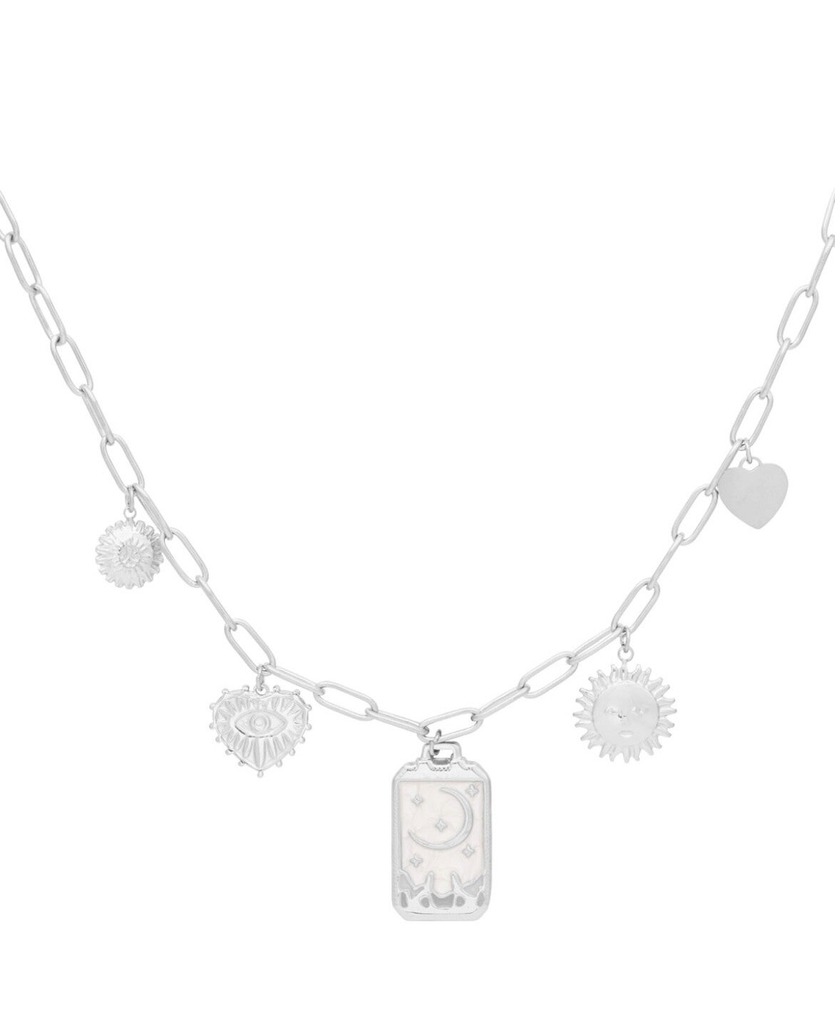 Ketting girly white
