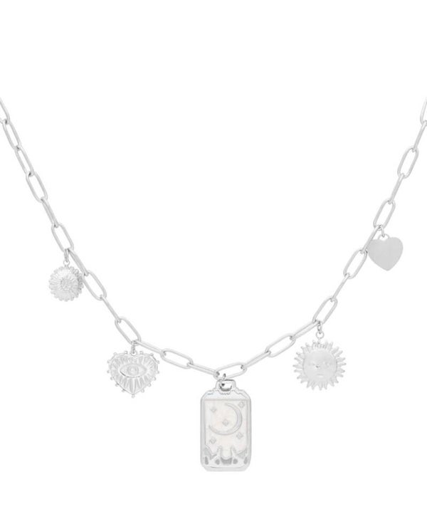 Ketting girly white